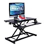 Rocelco 32"W Manual Adjustable Standing Desk Converter, Black (R VADRB)~#|#~sp206052664_sc7