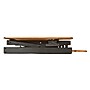 Rocelco 46"W Adjustable Corner Standing Desk Converter, Teak Wood Grain (R CADRT-46)~#|#~sp206113219_sc7