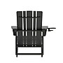 Flash Furniture Halifax Adirondack Chair with Cup Holder, Black (LEHMP104510BK)~#|#~sp207564583_sc7