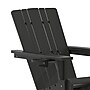 Flash Furniture Halifax Adirondack Chair with Cup Holder, Black (LEHMP104510BK)~#|#~sp207564586_sc7