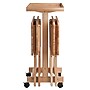 Winsome Isabelle 19" x 16" Wooden Folding Table Set, Natural, 4/Set (42820)~#|#~sp20864854_sc7