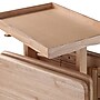 Winsome Isabelle 19" x 16" Wooden Folding Table Set, Natural, 4/Set (42820)~#|#~sp20864856_sc7