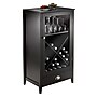 Winsome Bordeaux Modular Wine Cabinet with X-Panel, Dark Wood (92442)~#|#~sp20865123_sc7