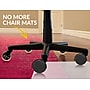 Lifelong Office Chair Casters Replacement Chair Wheels, Rollerblade Style, Clear, 5/Set (BL2374)~#|#~sp20886573_sc7