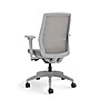 ASAP Allsteel Lyric Upholstered Seat/Mesh Back Work Chair, Frost/Platinum, 2D Adjustable Arms (CSW-MHHNO.T.T.LT.2.H.AM23.CU22.N)~#|#~sp20935545_sc7