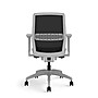 ASAP Allsteel Lyric Upholstered Seat/Mesh Back Work Chair, Navy/Carbon, 2D Adjustable Arms (CSW-MHHNO.T.T.LT.2.H.AM01.CU98.N)~#|#~sp20935548_sc7