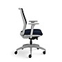 ASAP Allsteel Lyric Upholstered Seat/Mesh Back Work Chair, Navy/Carbon, 2D Adjustable Arms (CSW-MHHNO.T.T.LT.2.H.AM01.CU98.N)~#|#~sp20935554_sc7