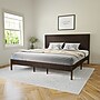 Flash Furniture Asher Dark Brown Platform Bed with Wooden Slats and Headboard, King (MG09004KBKDKBRN)~#|#~sp209870833_sc7