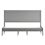 Flash Furniture Kingston Gray Platform Bed with Wooden Slats and Headboard, King (MG09003KBKGW)~#|#~sp209871283_sc7