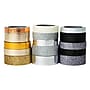Scotch Washi Glitter Metallic Washi Tape, Assorted Colors, 15 Rolls/Pack (C1017-15-P6)~#|#~sp213645926_sc7