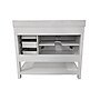 Flash Furniture Vega Bathroom Vanity with Sink and Storage Drawers, 42" White (FSVEGA42WH)~#|#~sp214833599_sc7