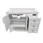 Flash Furniture Vega Bathroom Vanity with Sink and Storage Drawers, 42" White (FSVEGA42WH)~#|#~sp214833600_sc7