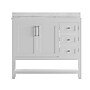 Flash Furniture Vega Bathroom Vanity with Sink and Storage Drawers, 42" White (FSVEGA42WH)~#|#~sp214833602_sc7