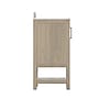Flash Furniture Vega Bathroom Vanity with Sink and Storage, 30" Brown/White (FSVEGA30BR)~#|#~sp214833820_sc7
