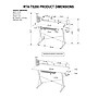 Techni Sport Carbon Computer Gaming Desk with Shelving, Black (RTA-TS200-BK)~#|#~sp21518953_sc7