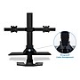 Mount-It! 28"W Electric Adjustable Standing Desk Converter with Dual Monitor Mount, Black (MI-7952)~#|#~sp21608019_sc7