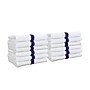 Hospeco Power Gym Hand Towels, 16" x 27", Blue Stripe, 12 Towels/Pack, 10 Pack/Carton (PWR-1627-3BCS)~#|#~sp218077089_sc7