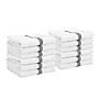Hospeco Power Gym Hand Towels 16" x 27", Gray Stripe, 12/Pack (PWR-1627-3GYCS)~#|#~sp218077105_sc7