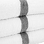 Hospeco Power Gym Hand Towels 16" x 27", Gray Stripe, 12/Pack (PWR-1627-3GYCS)~#|#~sp218077106_sc7