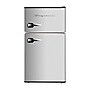 Frigidaire Retro 2-Door Compact Refrigerator, 3.2 Cu. Ft., Chrome (CUREFR391B)~#|#~sp218080822_sc7