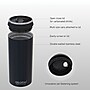 ASOBU Double-Walled Vacuum-Insulated Stainless Steel Multi-Can Cooler Sleeve with Reusable Pocket Straw, Pink (FC4G)~#|#~sp218083289_sc7