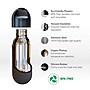 ASOBU Orb Stainless Steel Vacuum Insulated Water Bottle, 14 oz., Silver (ADNASBV30SIL)~#|#~sp218084314_sc7