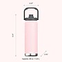 ASOBU Canyon Stainless Steel Vacuum Insulated Water Bottle, 50 oz., Pink (ADNATMF7P)~#|#~sp218084397_sc7