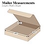 Literature Mailers, 7 3/8" x 7 3/8" x 1 3/8", Kraft, 50/Bundle (MMC1K)~#|#~sp21847392_sc7
