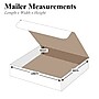 White Literature Mailers 12" x 12" x 2", 50/Bundle~#|#~E95B95EB-73A3-4AAB-B4070A4EC7DA221A_sc7