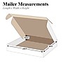 White Deluxe Literature Mailers 19 1/8" x 9 1/8" x 2 3/16", 50/Bundle~#|#~sp21847493_sc7