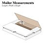 24" x 18" x 2" Mailers, White, 50/Bundle (M24182BF)~#|#~sp21847891_sc7