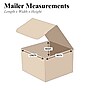 Corrugated Mailers, 5" x 5" x 5", Kraft, 50/Bundle (M555K)~#|#~sp21847964_sc7