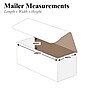 12" x 5" x 4" Crush-Proof Mailers, White, 50/Bundle (M1254)~#|#~sp21847982_sc7
