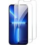 SaharaCase iPhone 14 6.1" Bundle, Hybrid-Flex Hard Shell Case with Tempered Glass Screen and Camera Protector, Clear~#|#~sp220087192_sc7