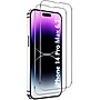 SaharaCase iPhone 14 Pro Max 6.7" Bundle, FingerGrip Series Case with Tempered Glass Screen and Camera Protector, Black~#|#~sp220087470_sc7