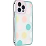 SaharaCase iPhone 14 Pro Max Bundle: Polkadot Hybrid-Flex Hard Shell Case, Tempered Glass Screen + Camera Protector, Multicolor~#|#~sp220087565_sc7