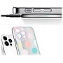SaharaCase iPhone 14 Pro Max Bundle: Polkadot Hybrid-Flex Hard Shell Case, Tempered Glass Screen + Camera Protector, Multicolor~#|#~sp220087567_sc7