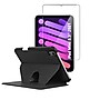 SaharaCase Apple iPad mini A17 Pro & 6th Generation 2021 Protection Bundle, Multi-Angle Case with Tempered Glass Screen, Black~#|#~sp220088079_sc7
