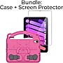 SaharaCase Apple iPad mini A17 Pro & 6th Generation 2021 Protection Bundle, KidProof Case with Tempered Glass Screen, Pink~#|#~sp220088173_sc7