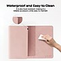 Mobile Pixels Inc. Anti Slip Faux Leather Desk Pad, 31.5" x 15.75", Coral Pink (115-1001P06)~#|#~sp220249192_sc7
