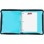 JAM PAPER Zipper 1-1/2" 3-Ring Binder, Blue (400738569)~#|#~sp221164484_sc7
