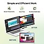 Mobile Pixels Inc. DUEX Max DS 14.1" 60 Hz LCD Slide-out Monitor, Black (101-1007P06)~#|#~sp221165670_sc7