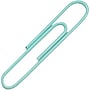 JAM Paper Jumbo Paper Clips, 2" Capacity, Teal, 75 Clips/Pack, 2/Pack (21832065a)~#|#~sp22235161_sc7
