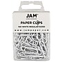 JAM Paper Paper Clips, 1" Capacity, White, 100 Clips/Pack, 2/Pack (2183755a)~#|#~sp22235184_sc7
