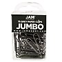 JAM Paper Jumbo Paper Clips, 2" Capacity, Gray, 75 Clips/Pack, 2/Pack (21830628a)~#|#~sp22235190_sc7