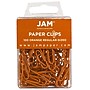 JAM Paper Paper Clips, 1" Capacity, Orange, 100 Clips/Pack, 2/Pack (42186870a)~#|#~sp22235528_sc7