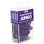 JAM Paper Jumbo Paper Clips, 2" Capacity, Purple, 75 Clips/Pack, 2/Pack (42186879a)~#|#~sp22235541_sc7