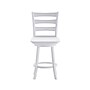 Flash Furniture Liesel Classic Solid Wood Ladder Back Counter Height Barstool, Antique White Wash (ESUN31WS24WH)~#|#~sp223396101_sc7