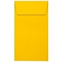 JAM Paper Self Seal #5 1/2 Coin Envelopes, 3 1/8" x 5 1/2", Sunflower Yellow, 50/Pack (LUX-512CO-12-50)~#|#~sp223540253_sc7