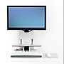 Ergotron StyleView Sit-Stand Adjustable Single Arm Vertical Lift, Patient Room Mount, 24" Screen Support, White (61-080-062)~#|#~sp225012888_sc7